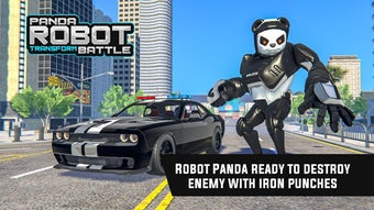 Imagen 1 para Police Panda Robot Transf…