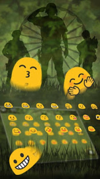 Image 0 for Indian Army Keyboard Them…