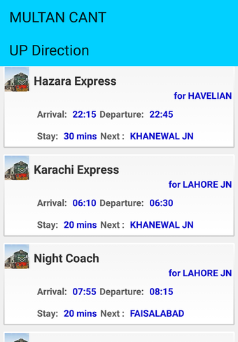 Image 3 for Pakistan Railways Time & …