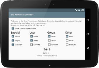 Image 2 for Unix/Linux Permissions Ca…