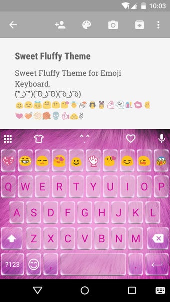 Imagen 0 para Sweet Fluffy Emoji Keyboa…