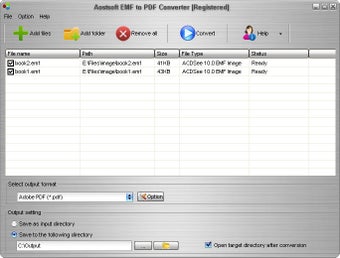 Image 0 for Aostsoft EMF to PDF Conve…