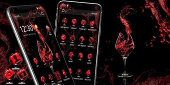 Imagen 3 para Red wine glass theme