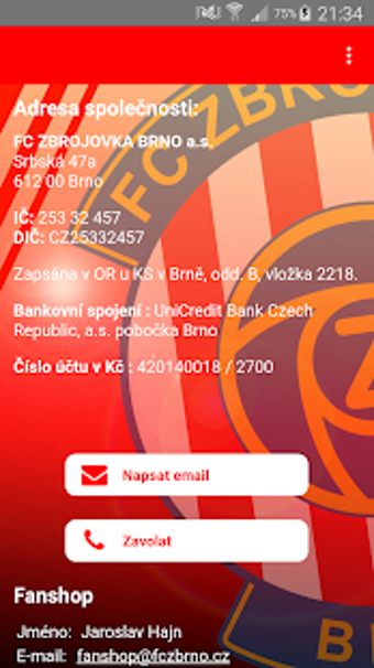 Image 0 for FC Zbrojovka Brno