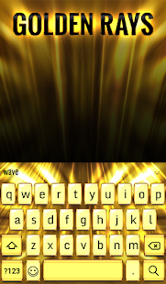 Image 0 for Golden Rays Animated Keyb…