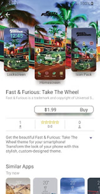 Imagen 2 para Fast & Furious Themes Sto…