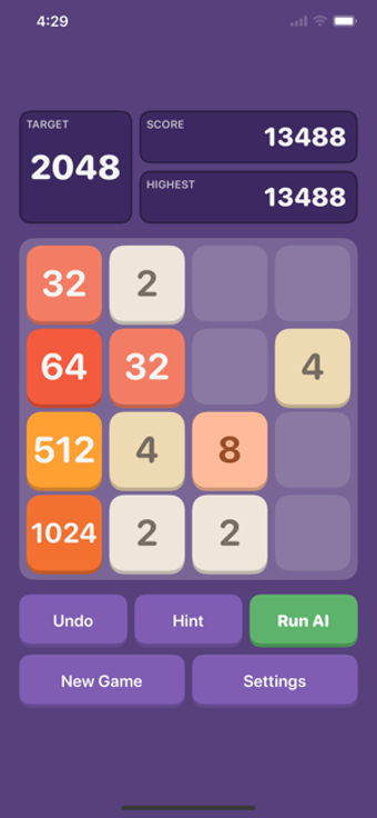 Image 0 for 2048 AI - Play with AI so…