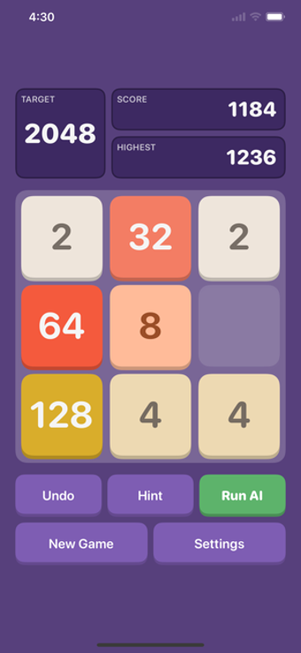 Image 0 for 2048 AI - Play with AI so…