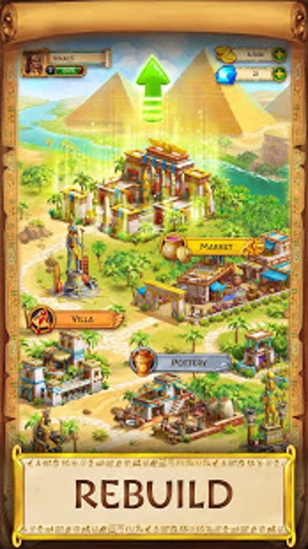 Imagen 3 para Jewels of Egypt: Match Ga…