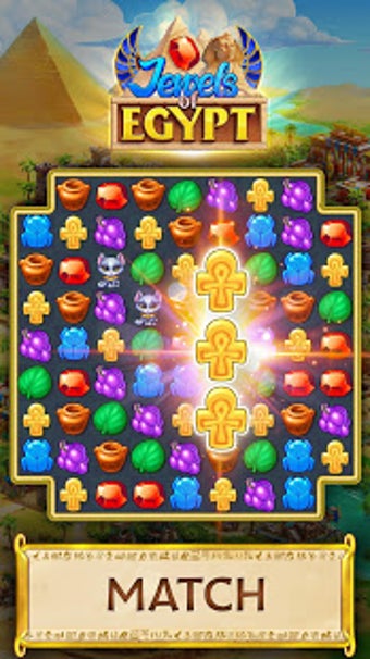 Imagen 2 para Jewels of Egypt: Match Ga…