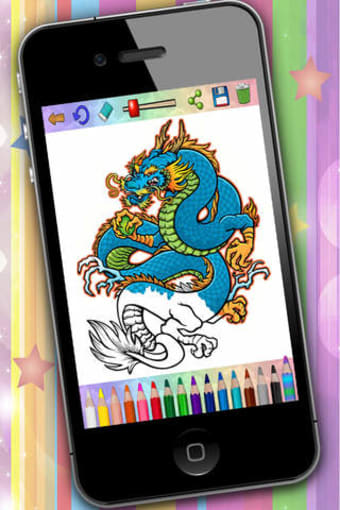 Image 0 for Paint magic dragons color…