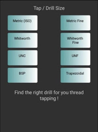 Image 1 for Tap / Drill Size