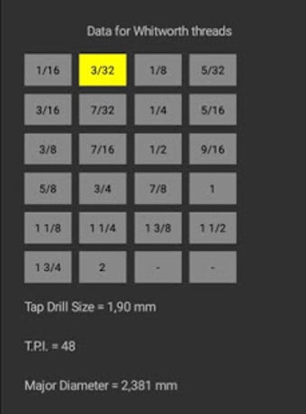 Image 2 for Tap / Drill Size