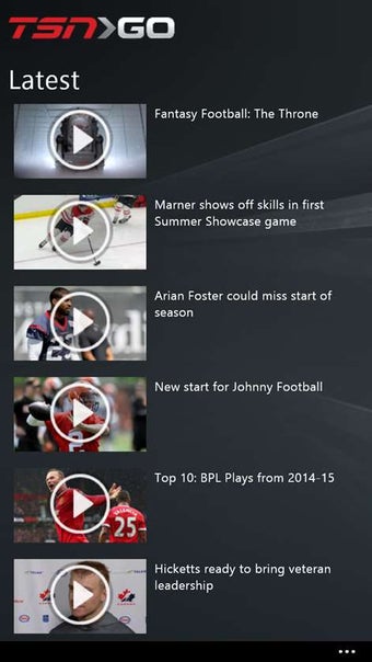 Image 0 for Tsn Go for Windows 10