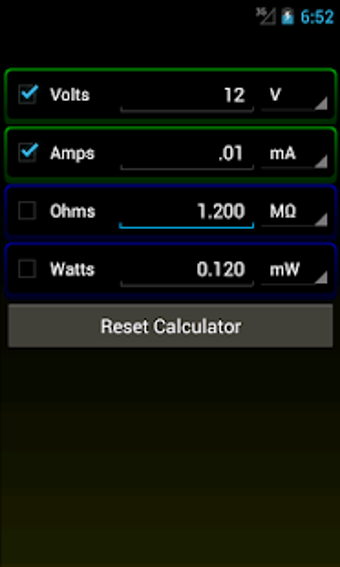 Imagen 1 para Ohms Law Calculator