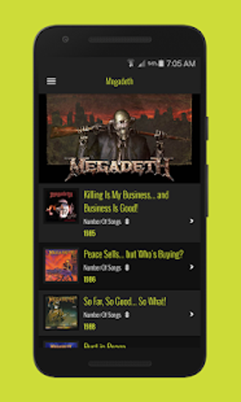 Image 3 for Megadeth Music Library (U…