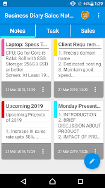 Image 2 for Business Diary Sales Note…