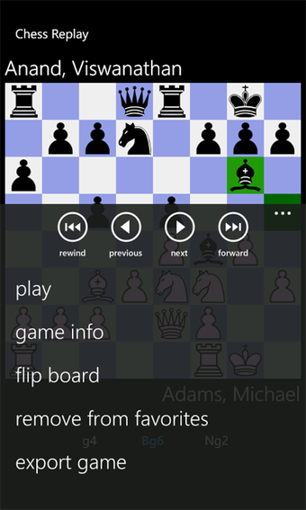 Imagen 0 para Chess Replay for Windows …