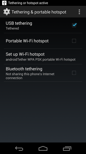 Imagen 0 para USB Tethering