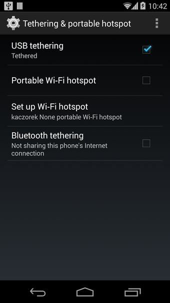 Image 0 for USB Tethering