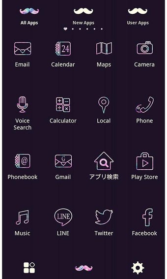 Imagen 1 para wallpaper-Moustache Unive…