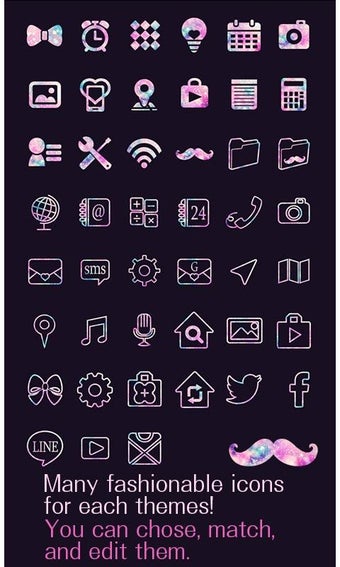 Imagen 3 para wallpaper-Moustache Unive…