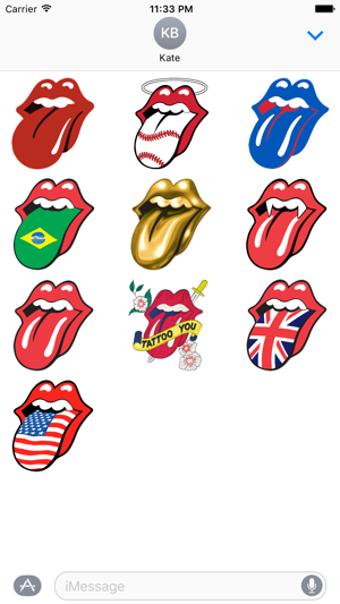 Image 1 for Rolling Stones Stickers