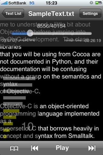 Imagen 0 para TEXTPlayer Lite (AutoScro…