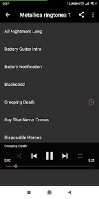 Image 1 for Metallica Ringtones