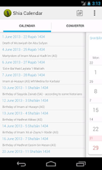 Imagen 1 para Shia Calendar