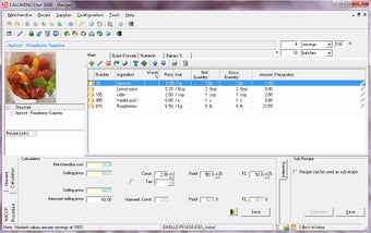 Imagen 0 para Calcmenu Chef