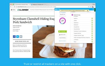 Imagen 1 para Ghostery (for Chrome)