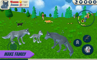 Imagen 2 para Wolf Simulator: Wild Anim…