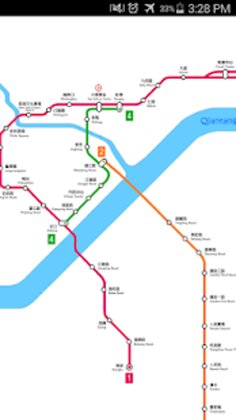Image 1 for Hangzhou Metro Map