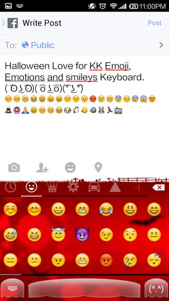 Imagen 4 para Red Love Emoji Keyboard
