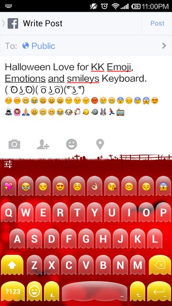 Imagen 1 para Red Love Emoji Keyboard