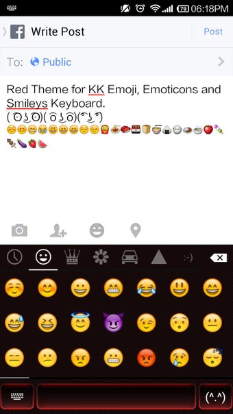 Imagen 2 para Red Love Emoji Keyboard