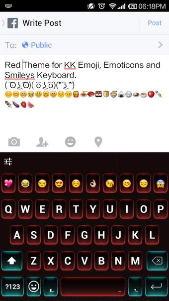 Imagen 3 para Red Love Emoji Keyboard