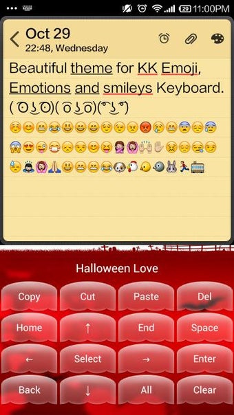 Imagen 5 para Red Love Emoji Keyboard