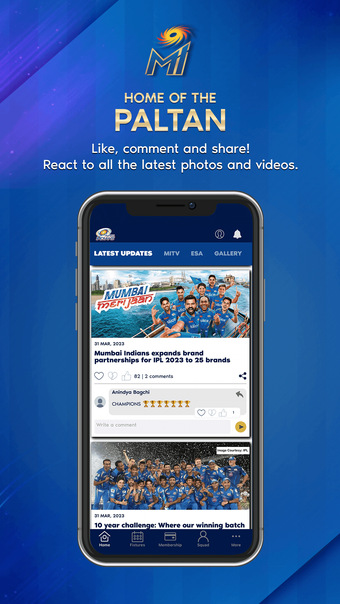 Image 0 for Mumbai Indians - Official…