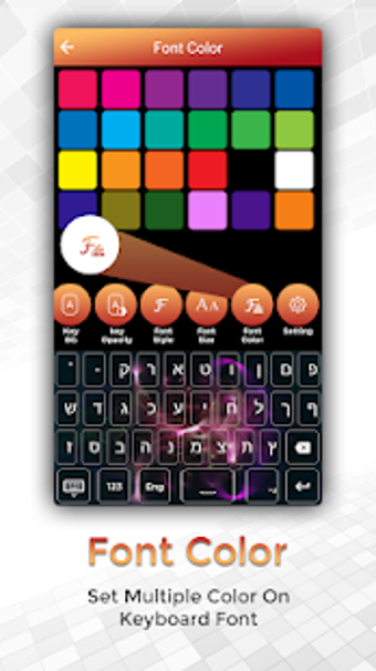 Imagen 1 para Easy Typing Hebrew Keyboa…