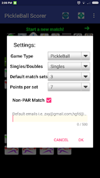Image 2 for PickleBall Match Scorer F…