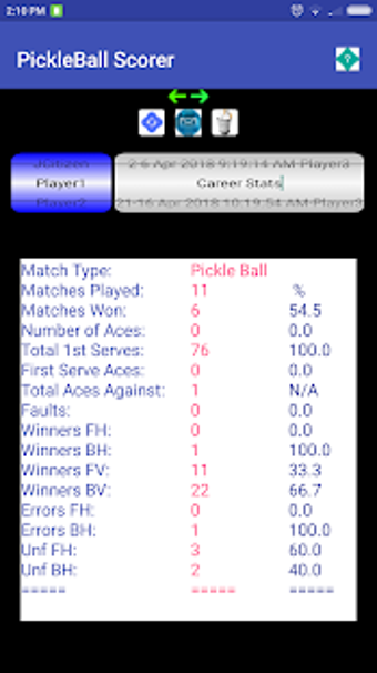 Image 0 for PickleBall Match Scorer F…