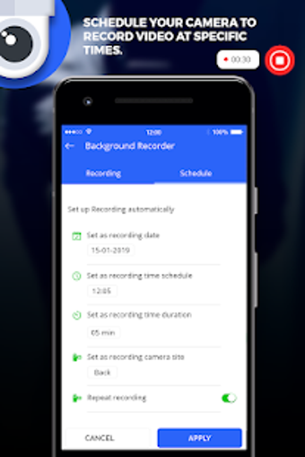 Imagen 1 para Background Video Recorder…