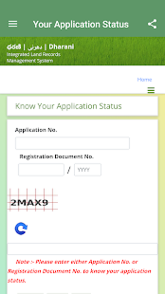 Image 1 for Telangana DHARANI App