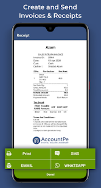 Image 3 for AccountPe - Free POS Bill…