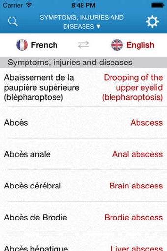 Image 0 for English-French Medical Di…