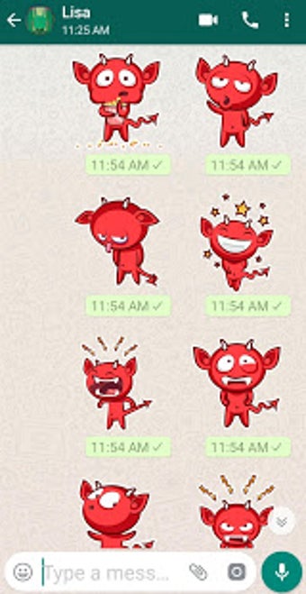 Image 0 for WAStickerApps - Cute Evil