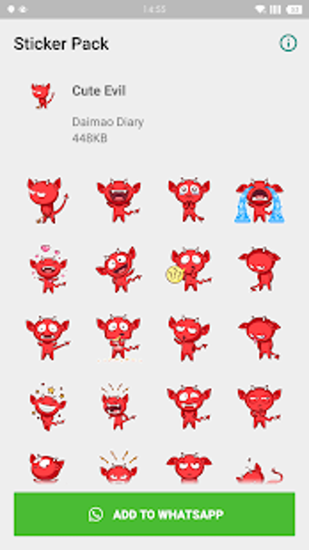 Image 1 for WAStickerApps - Cute Evil
