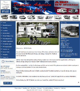 Image 0 for RV Dealer Website 09600